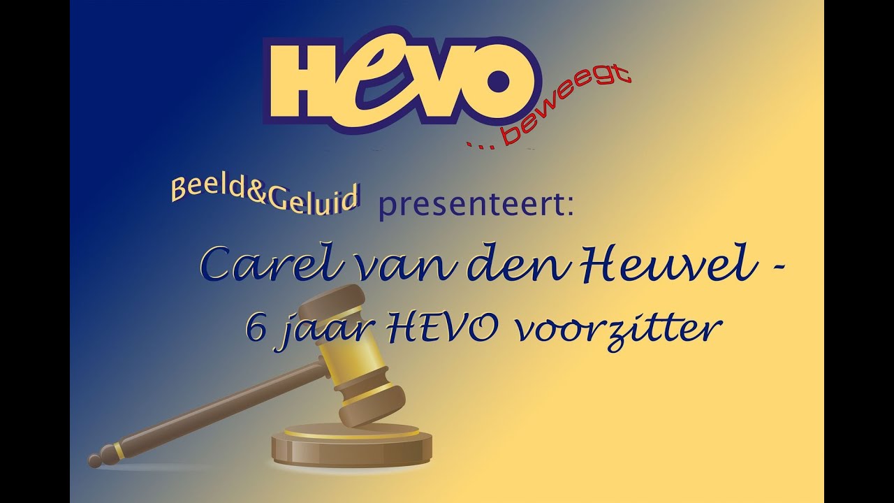 Carel van den Heuvel neemt afscheid als voorzitter van HEVO