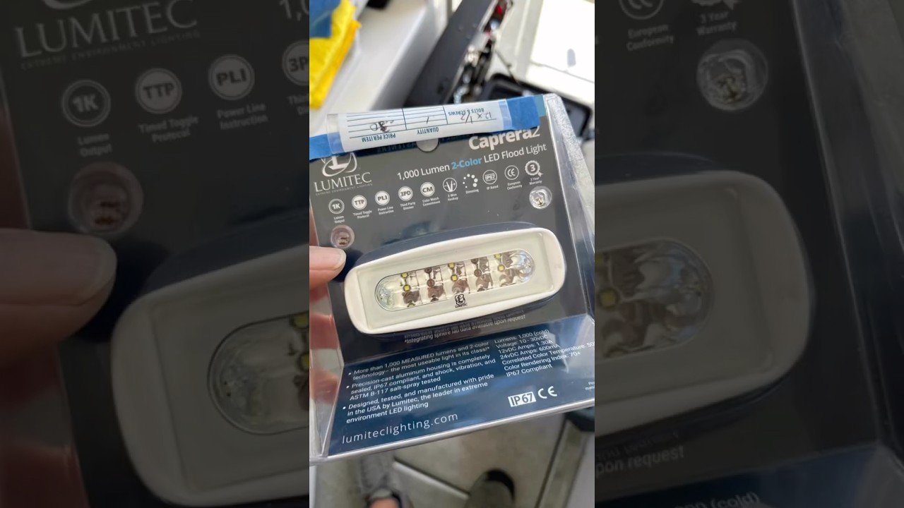 Lumitec Caprera2 LED Flood Light Installation