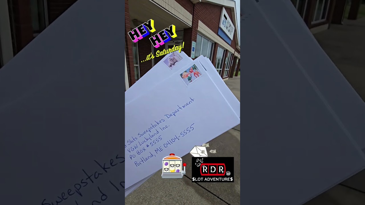 Time to mail letters for FREE sweeps coins! Happy spinning! 