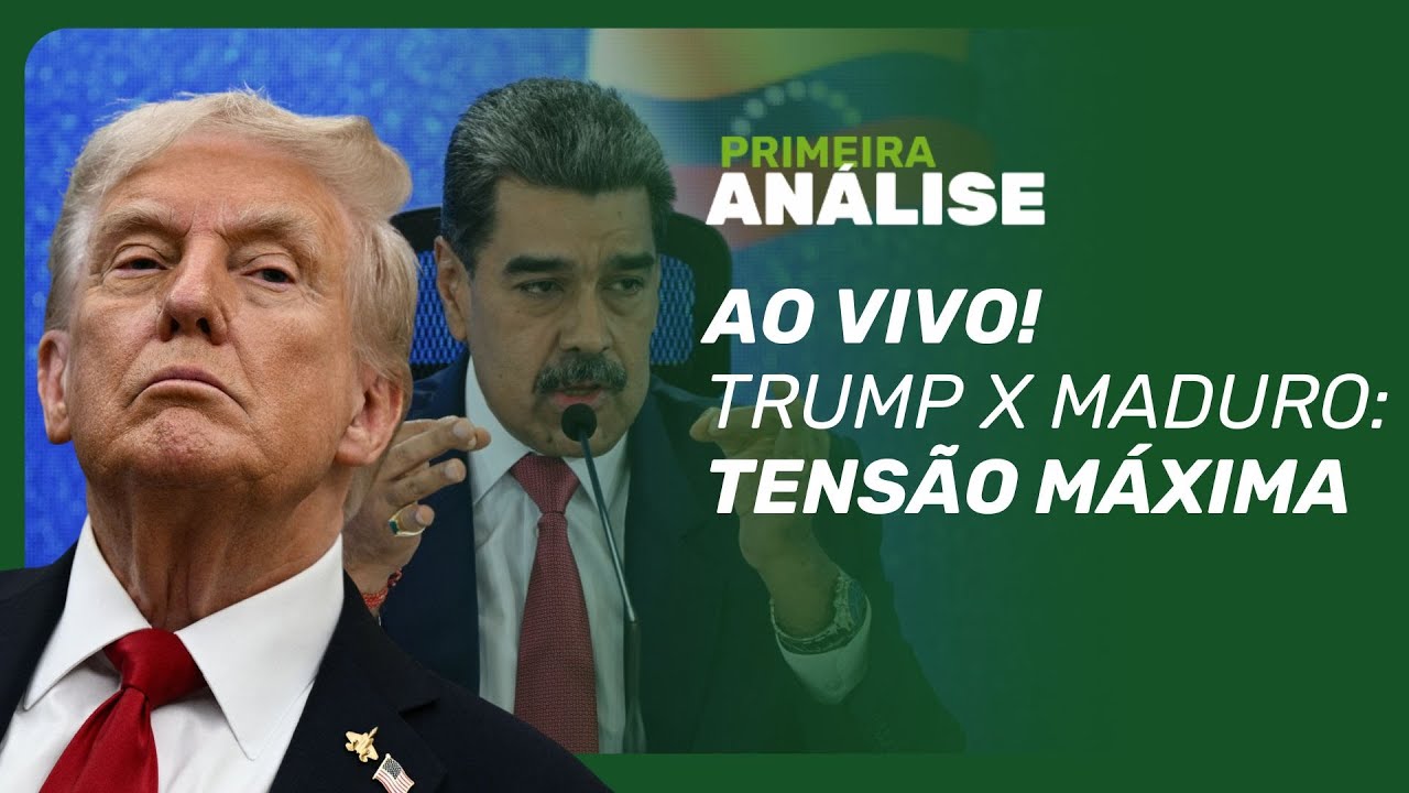 Trump x Maduro e a escalada de tens&atilde;o: espa&ccedil;o a&eacute;reo da Venezuela &eacute; 'fechado' | Primeira An&aacute;lise