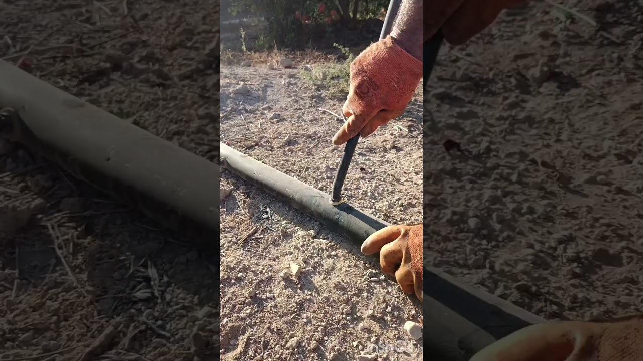 How to Connect Small Pipes to a Main Water Pipe 😱 (No Machine Needed!)”