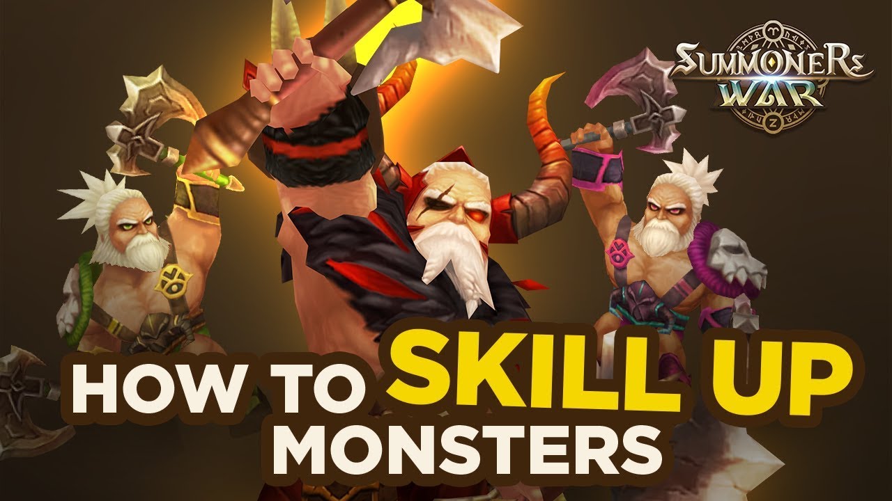 How to Skill-Up Monsters?