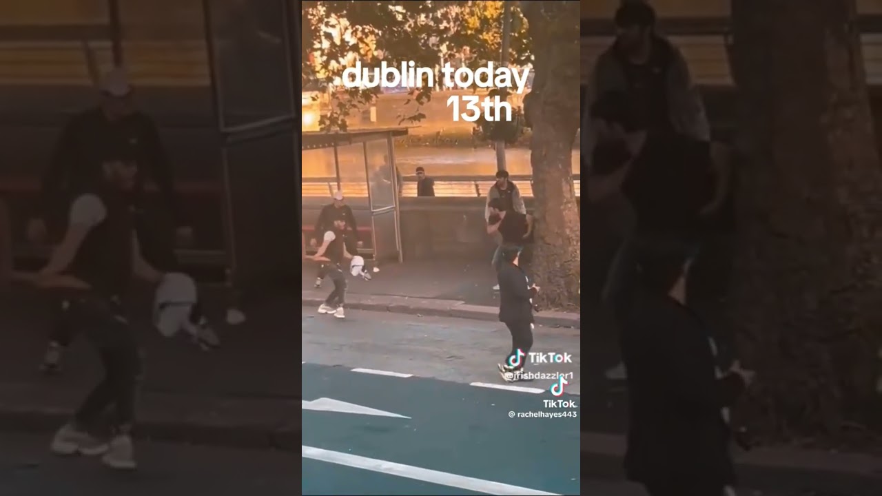 Man with machete fights in Dublin City Centre #Ireland #Fight #Irish #dublin