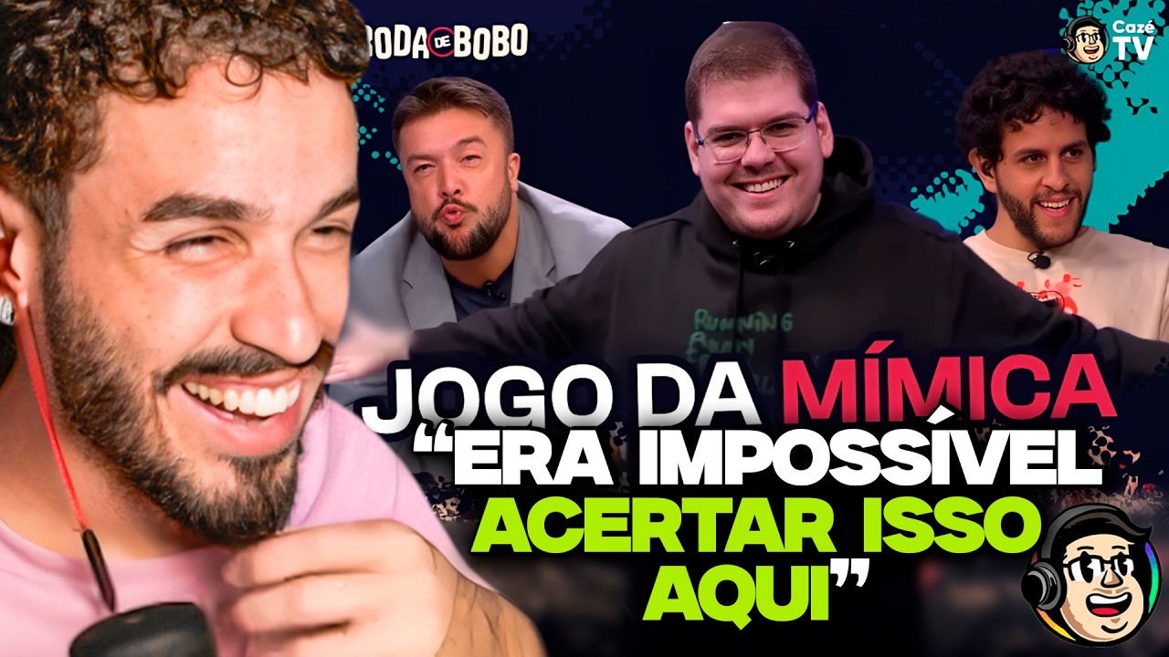 JOGO DA MÍMICA IMPOSSÍVEL COM CAZE E BELTRÃO X IGOR E SIMÕES! | REACT CAZÉ TV