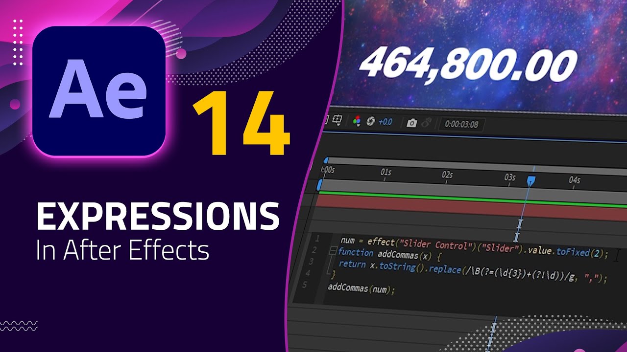 14 - الاكسبريشن :: ازاى تحرك بالكود في الافتر ايفكت - After Effects Expressions Basics