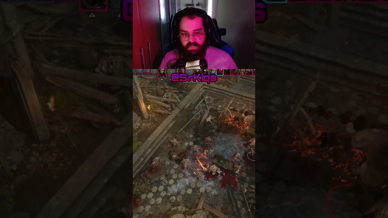 A Karlach tirou 1 no dado duas vezes... parece eu jogando RPG de mesa