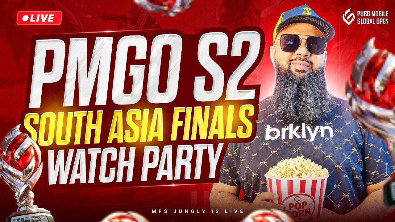 LIVE 🔥 PMGO Season 2 South Asia Finals Day 1 Watch Party 🏆 PUBG Mobile 4.6 Update