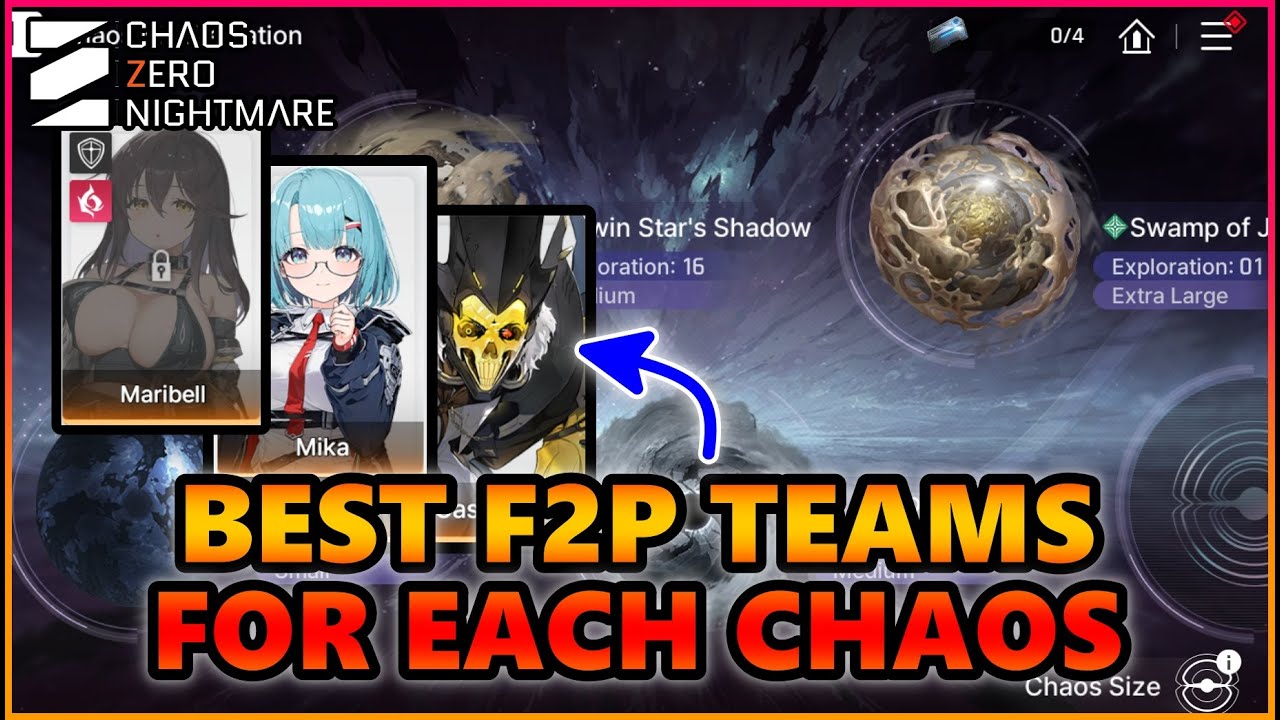 СИЛЬНЕЙШИЕ F2P-КОМАНДЫ ДЛЯ CHAOS [CZN]