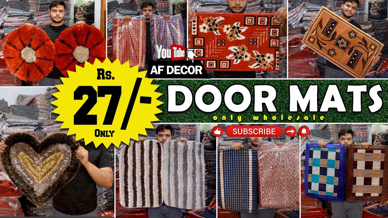 #afdecor #doormats #floormats I doormats at very low price from factory manufacture I 27/- Rs only