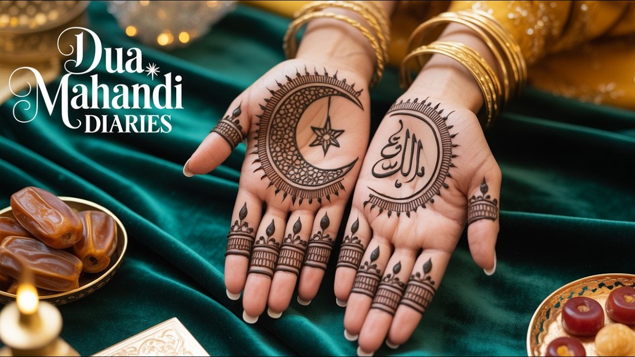 🌙 Eid Special Mehndi Design 2026 | Easy & Beautiful Full Hand Henna | Dua Mehndi Diaries