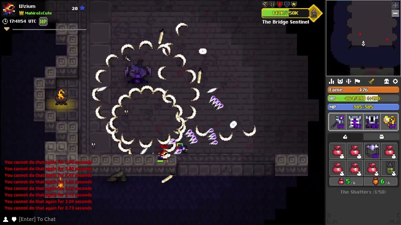 Pretty neat Bridge Sentinel Solo (ROTMG Shatters)