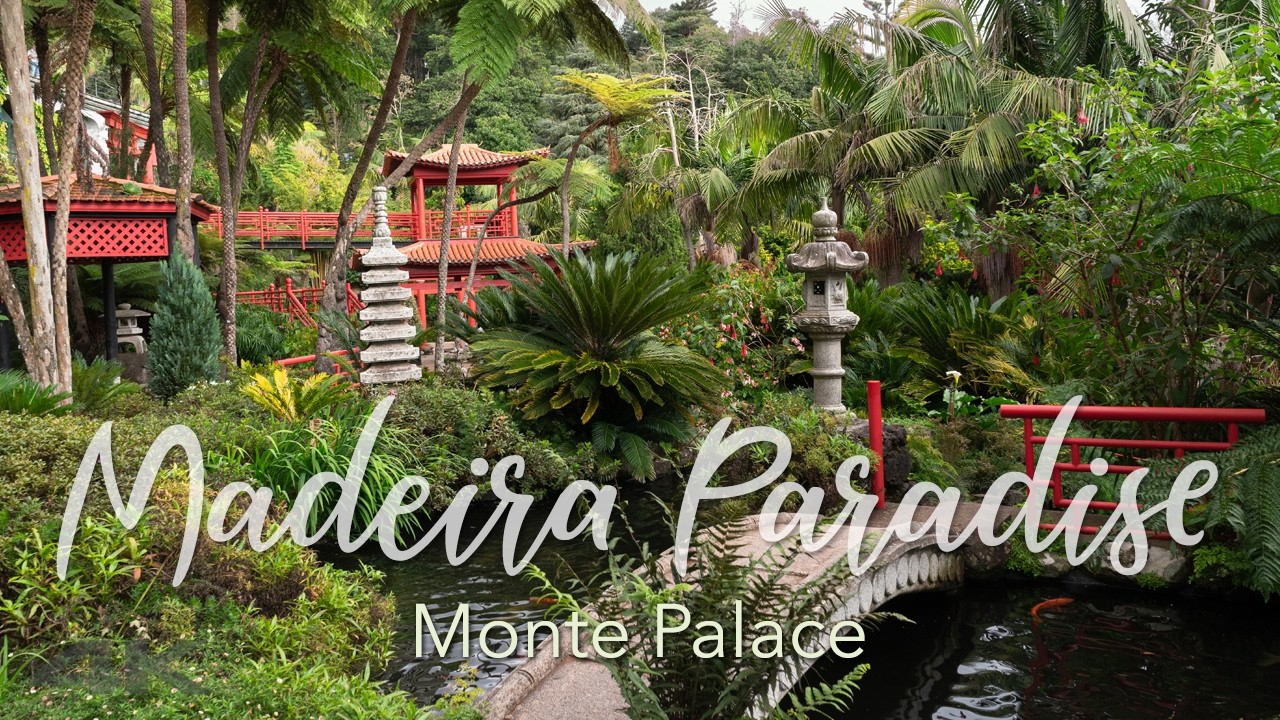 Monte Palace Tropical Garden, Madeira | Virtual Walk Through Paradise | HD Video