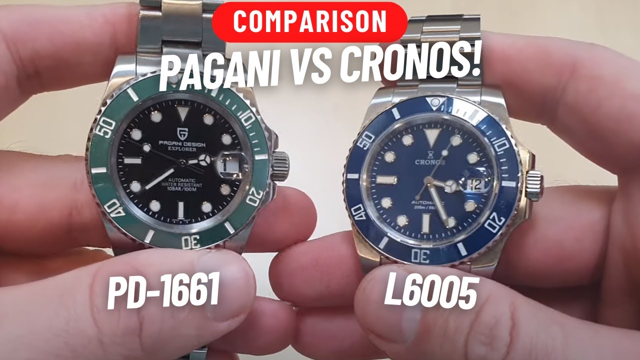 PAGANI DESIGN PD-1661 VS CRONOS L6005
