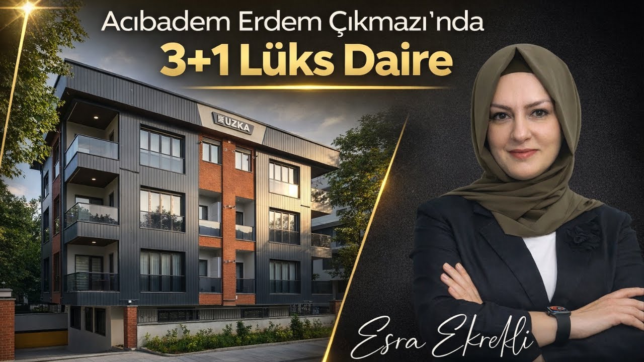 Acıbadem Erdem Çıkmazı’nda yer alan bu 3+1 lüks daireyi tüm detaylarıyla sizler için gezdik!