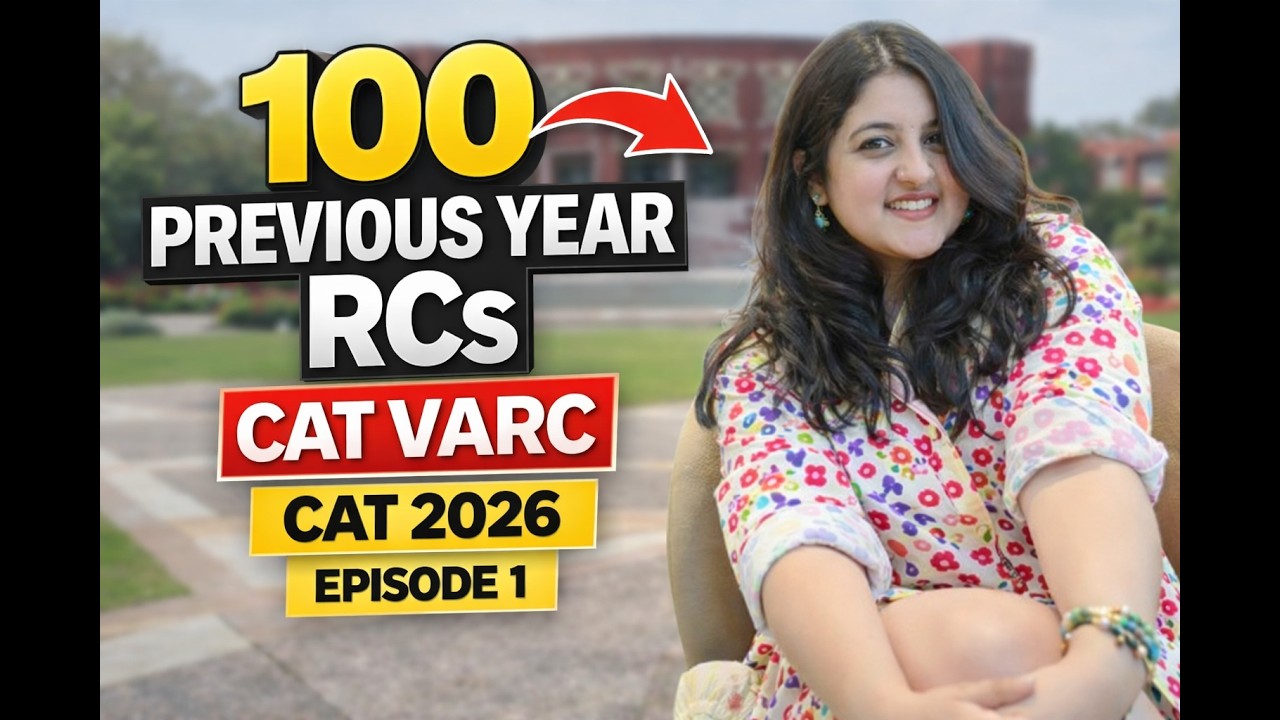 CAT VARC | 100 RC прошлых лет для CAT 2026 | Эпизод 1