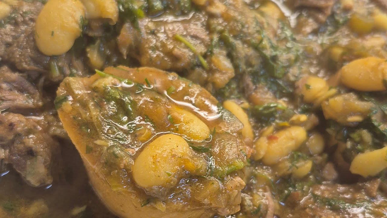 מרק שעועית עם מח עצם. 🫘🫘 🍖🍖🍖🥩🥩      סדרת המרקים  פרק  1