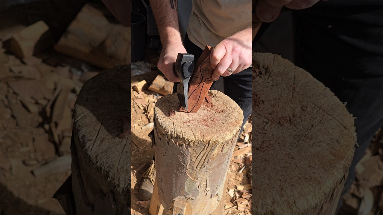 My favourite part of spoon carving #carving #spooncarving #woodenspoon #woodworking #handmade #wood