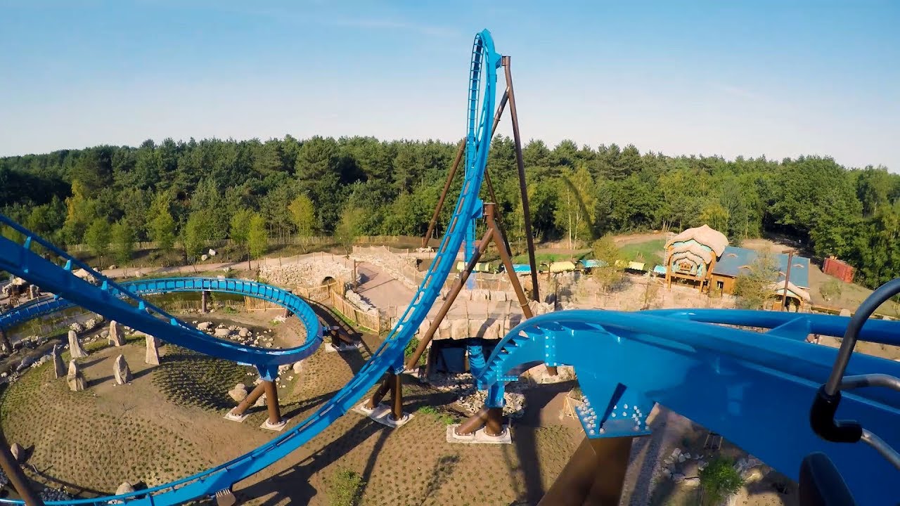 Toverland: wing coaster Fenix onride POV