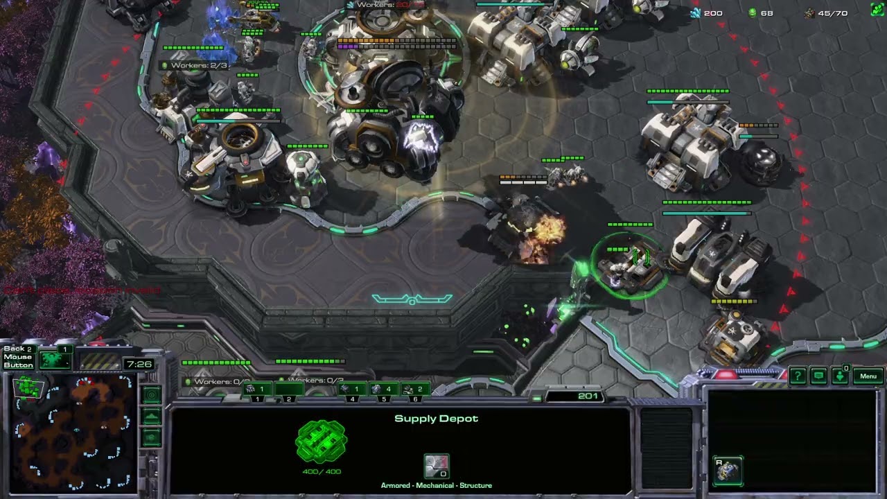 Fine i'll starcraft. Diamond 1 Terran ladder TvT Mech defending proxy thor drop, i am macro