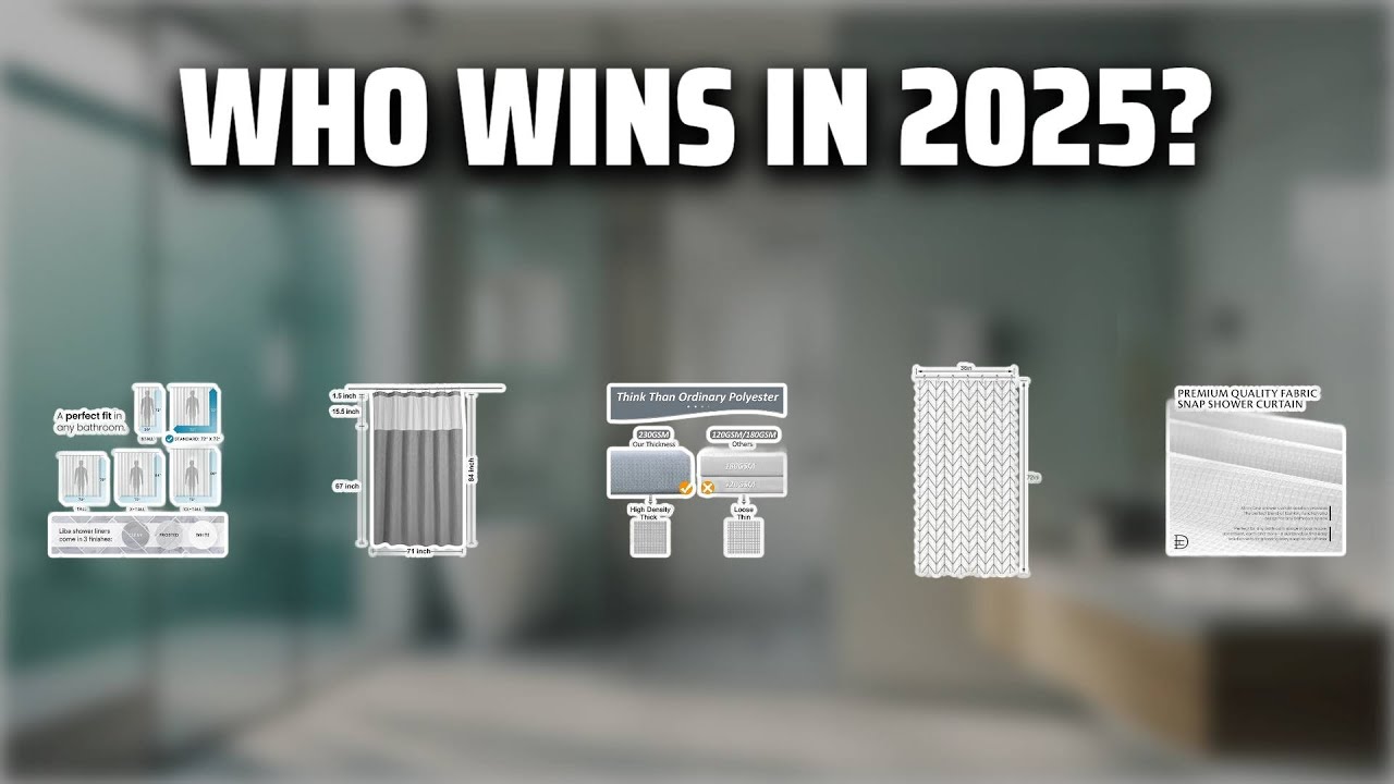 The Top 5 Best Walk-In Shower Curtains in 2025 - Must Watch Before Buying!