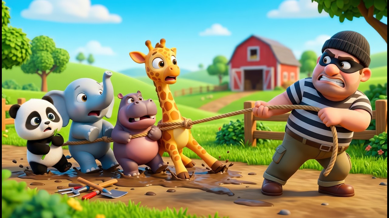 🚨 Thief at Old MacDonald's Farm | Emergency! All the Animals Are Gone 😱 | BLA BLU KIDS