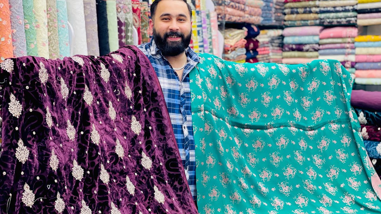 Pure💯China Patti Suits👗| Latest🌸Chinese Velvet Collection🎉| Original🔥3pc Plachi Suits | Bareeza✅Suit