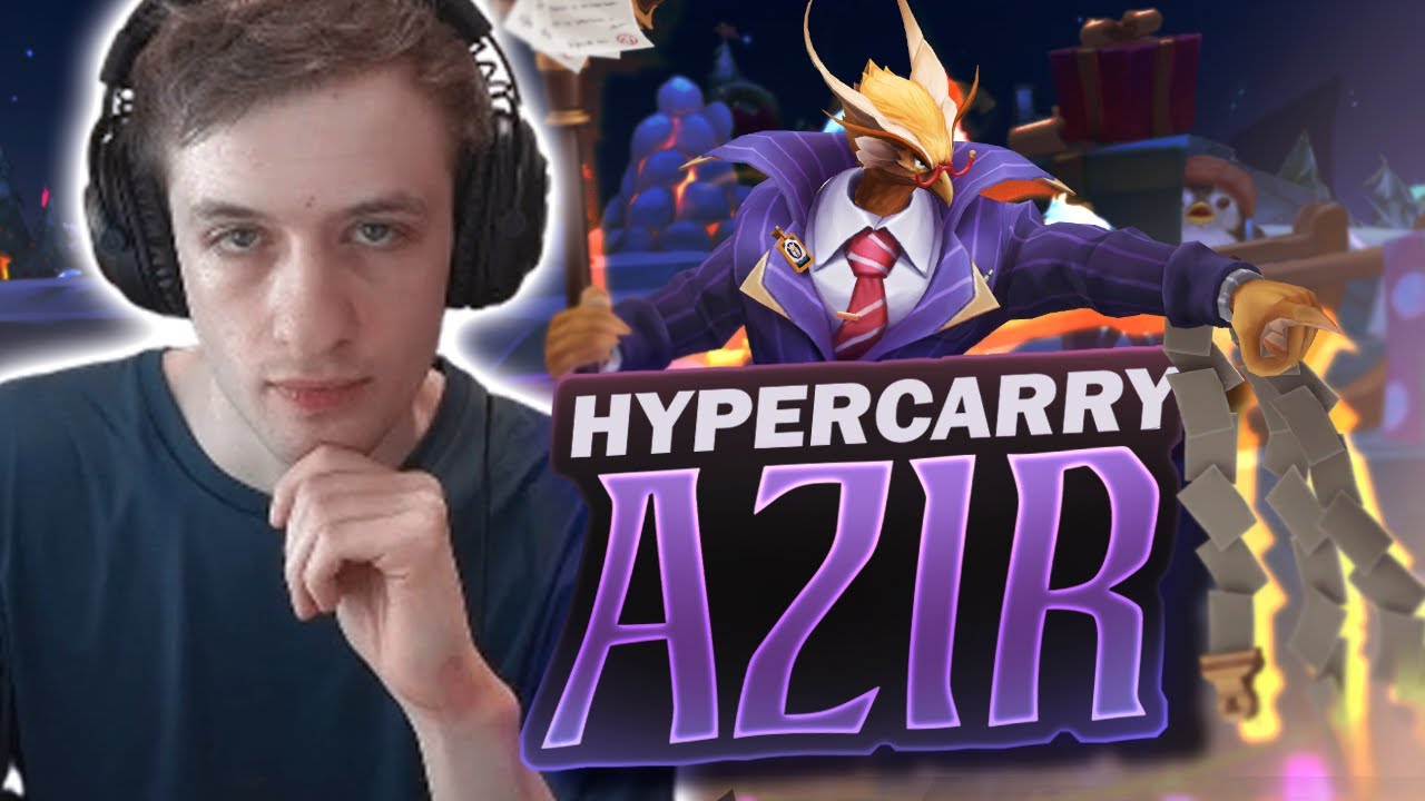 HYPERCARRY AZIR! - CAEDREL IS GOING CRAZY IN CHAT 🤯