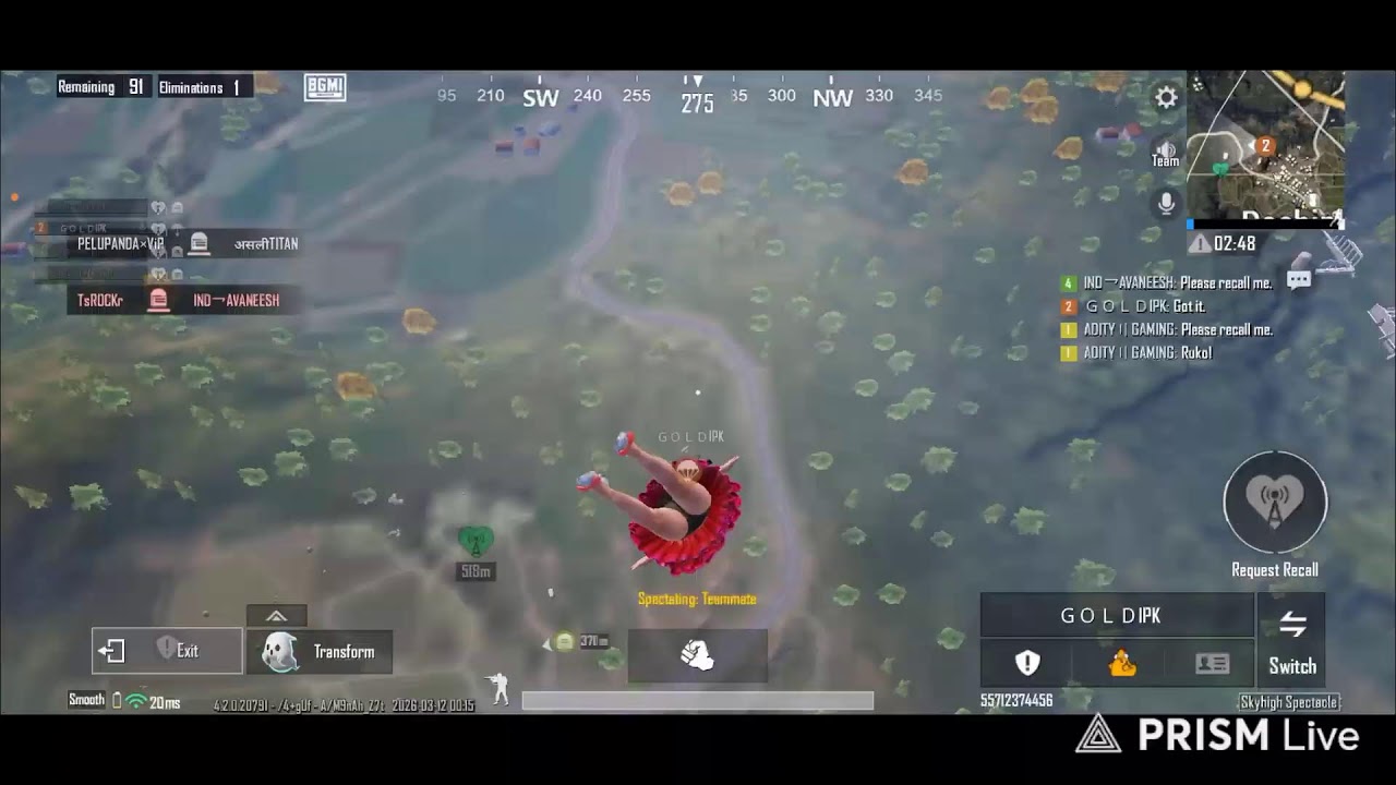 Live streaming of a1sgameryt