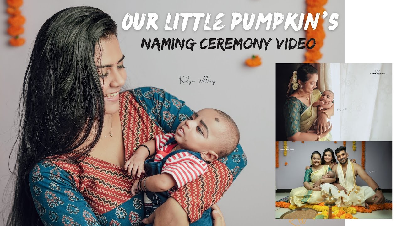 Our little baby’s naming ceremony✨ ||Ashrith Mahadev || Meenu Lakshmi ♥️
