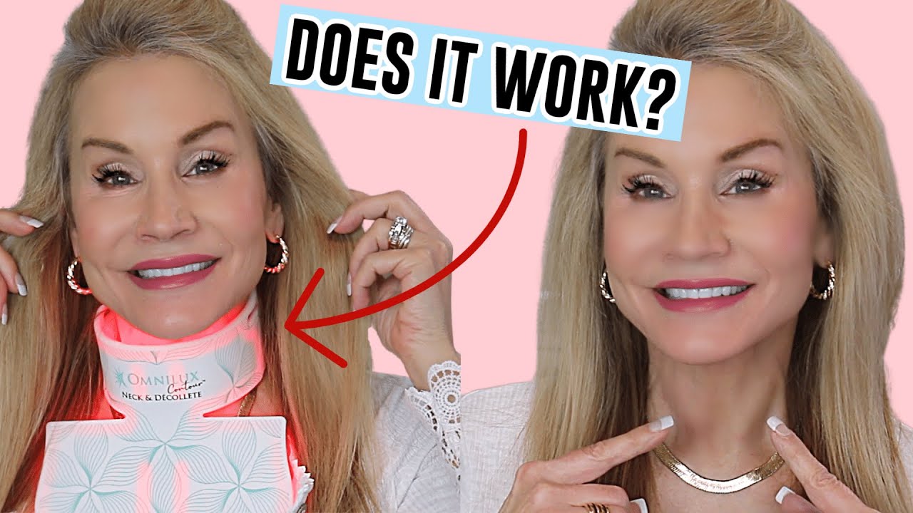 CAN LED REMOVE NECK WRINKLES? | BEFORE & AFTER PICS | OMNILUX NECK