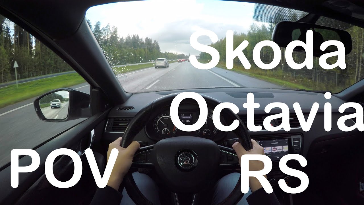 POV Skoda Octavia Combi RS Autumn Day Drive + Quick Review - PointOfViewCars