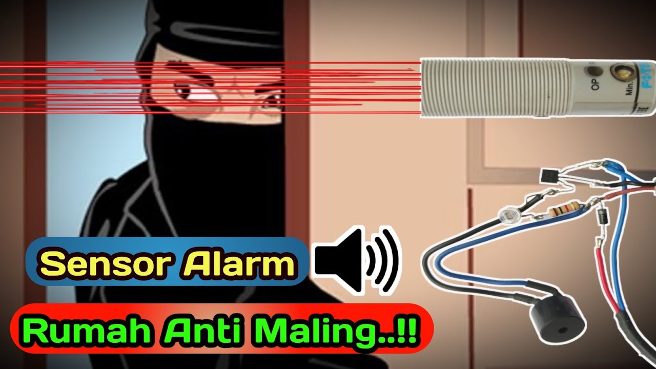 ANTI MALING..!! CARA MEMBUAT SENSOR ALARM PINTU ANTI MALING
