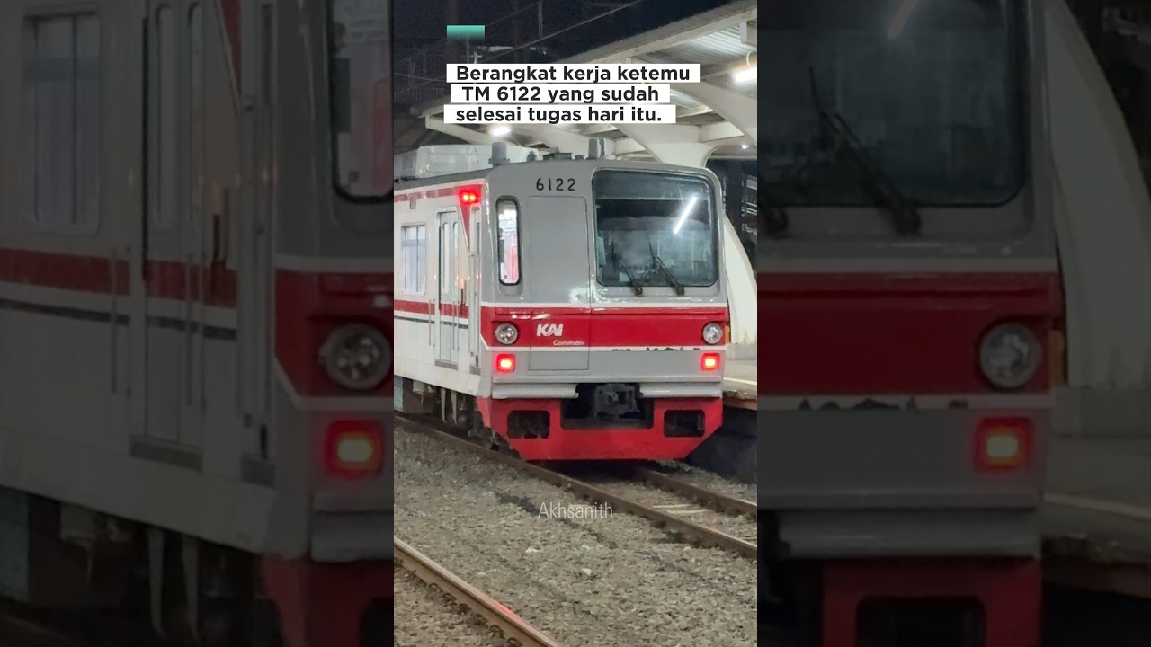 Berangkat kerja ketemu KRL Tokyo Metro 6122. #japanesetrain #krlcommuterline #short #jr205 #tm6000