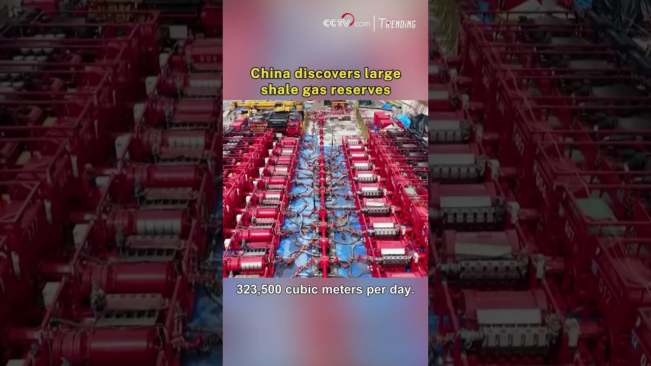China discovers large shale gas reserves