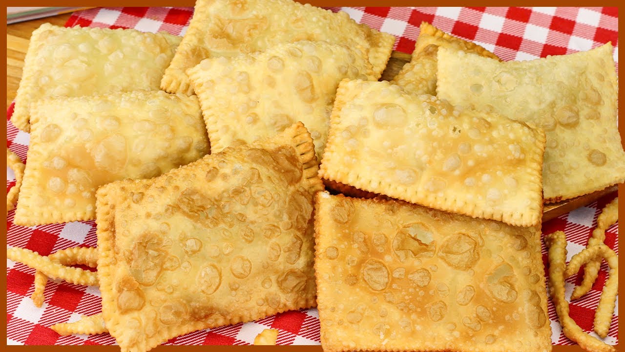 PASTEL DE FEIRA MAIS FÁCIL DO MUNDO I A MELHOR RECEITA I MASSA CROCANTE I Receitas de Pai