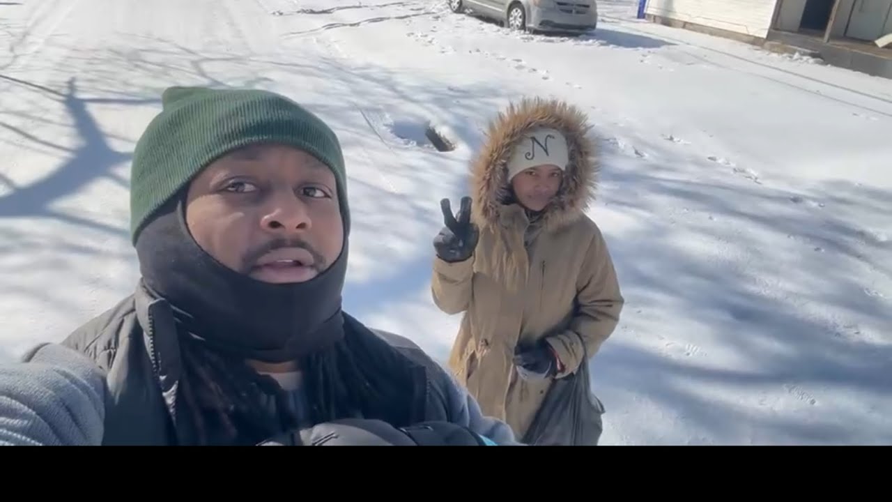 Snowed in a whole week had to walk to the store🤬❄️🥶