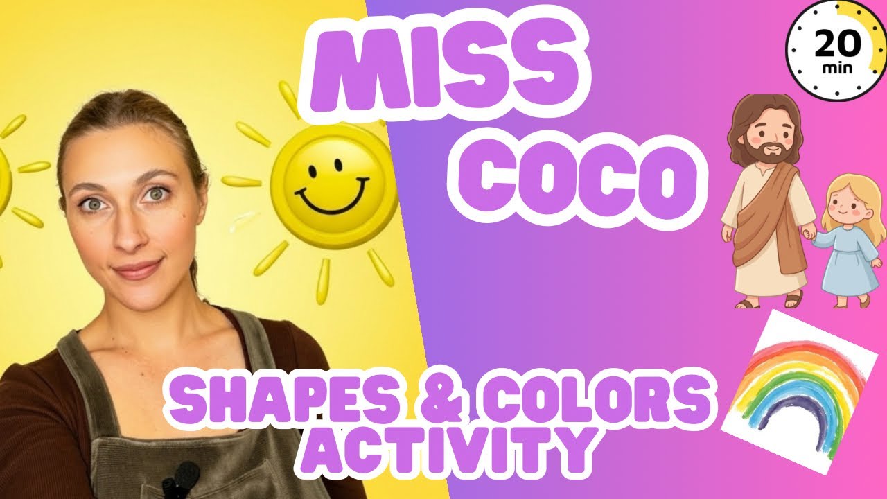 Learning Colors with Miss Coco | Fun Toddler Coloring Activity