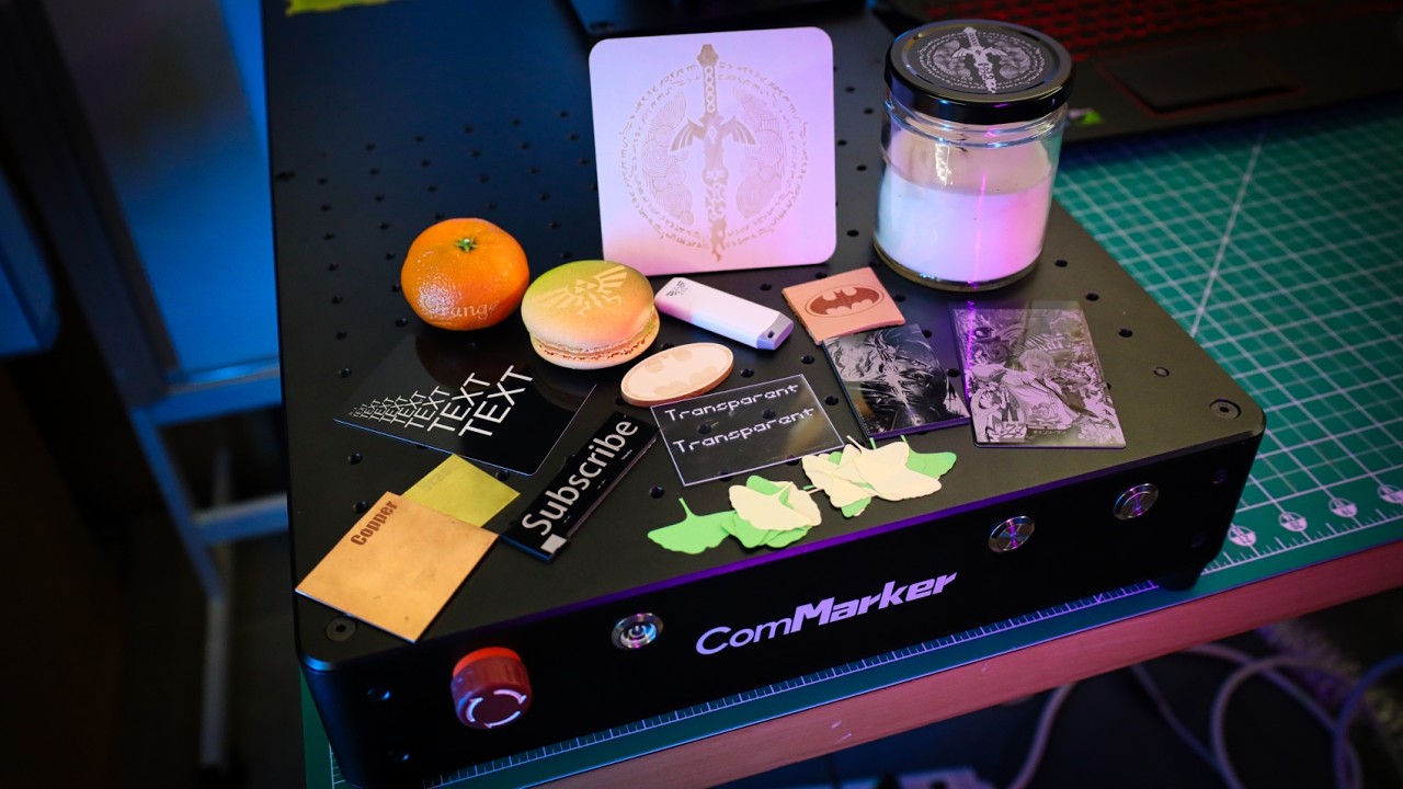 A laser that ENGRAVES on almost ANYTHING! - Commarker Omni 1 UV Laser