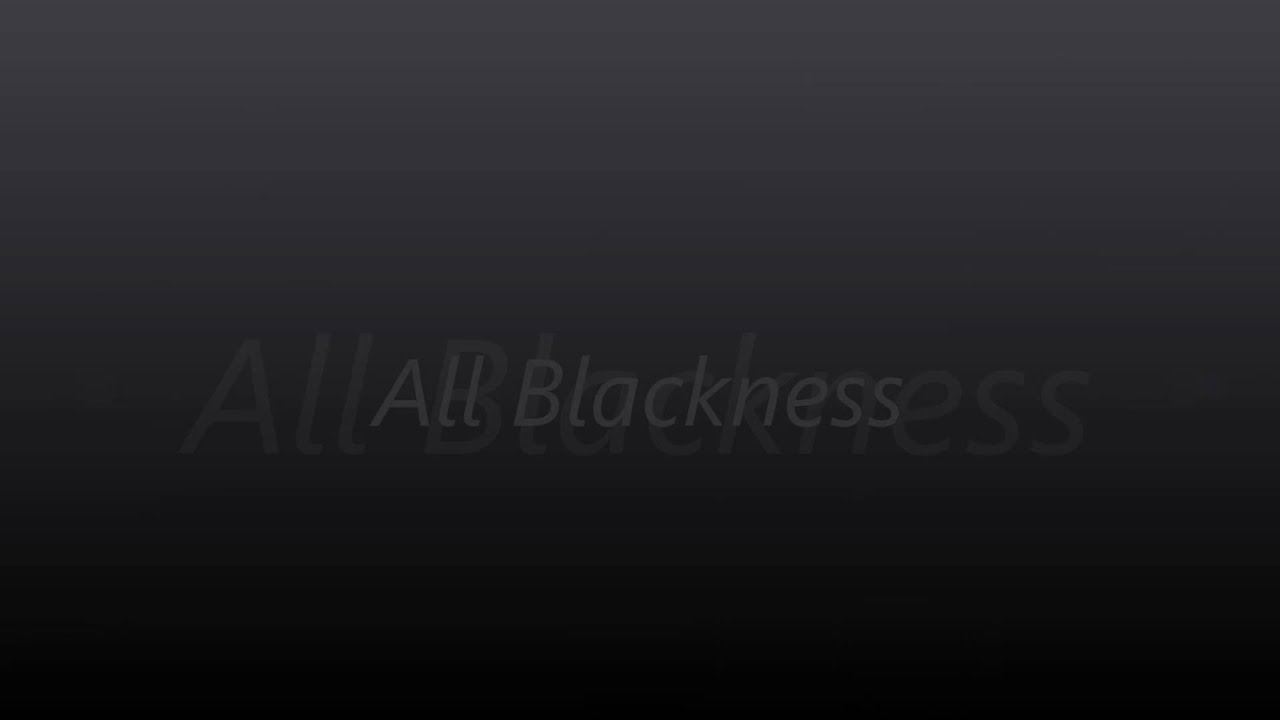 All Blackness  2016