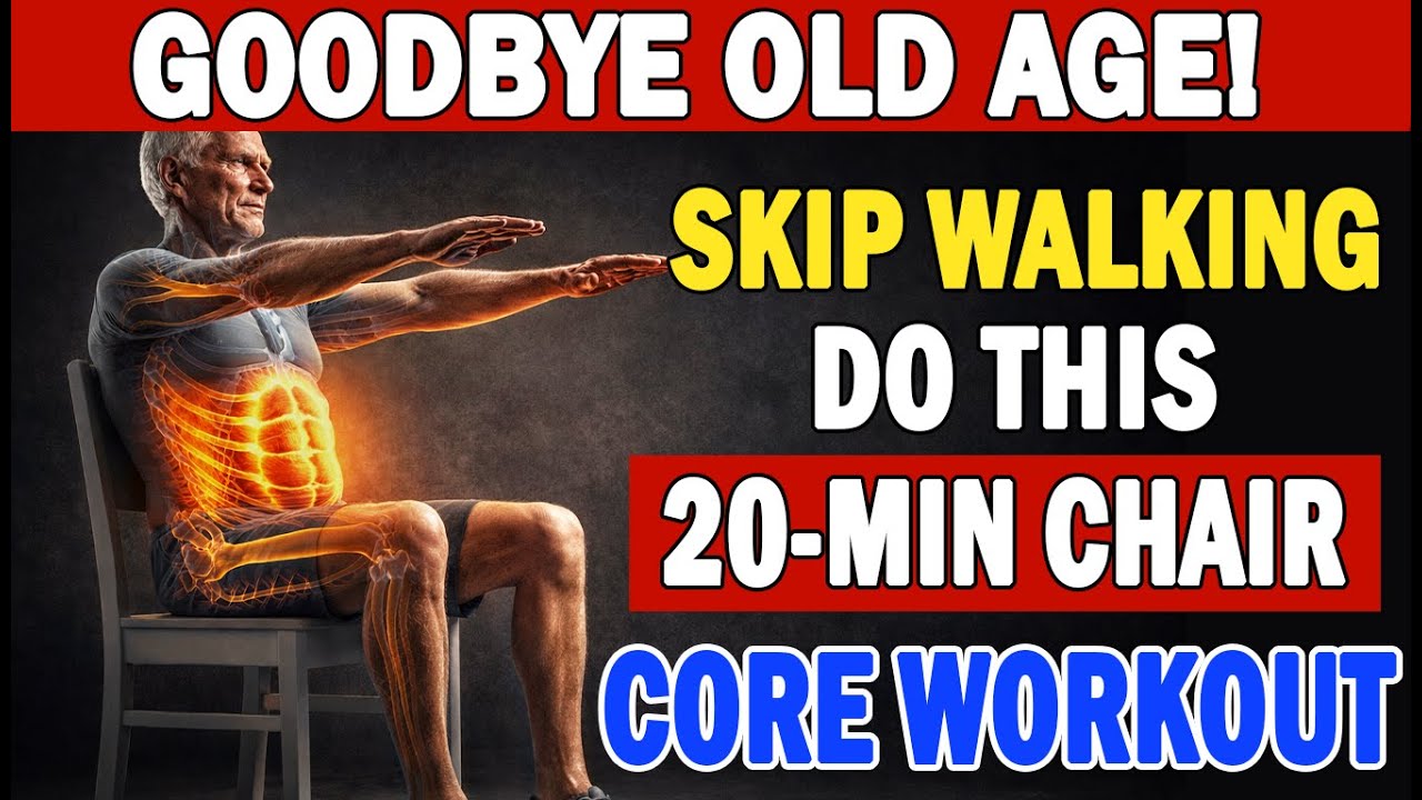 Over 60? THIS 20-Minute Chair Core Workout Beats Walking