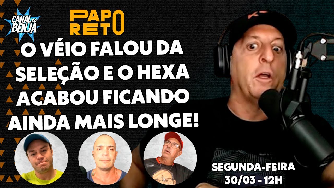 Papo Reto com Benja, Gladiador, Mano e V&eacute;io - ep. 552 - 30/03/2026