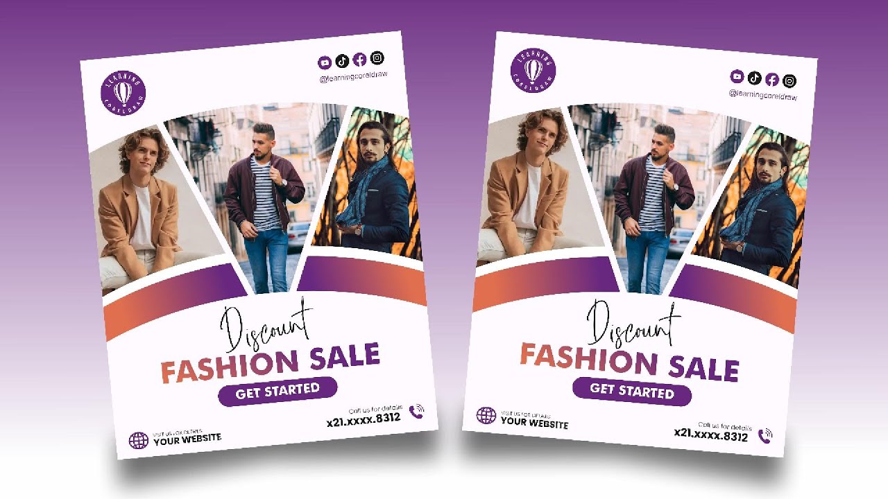 ONLY TAKES 2 MINUTES | FLYER DESIGN | CORELDRAW