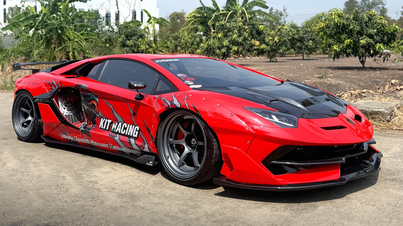 Реплика VR4 Lambo в Бангкоке! (Переделка Honda Accord)