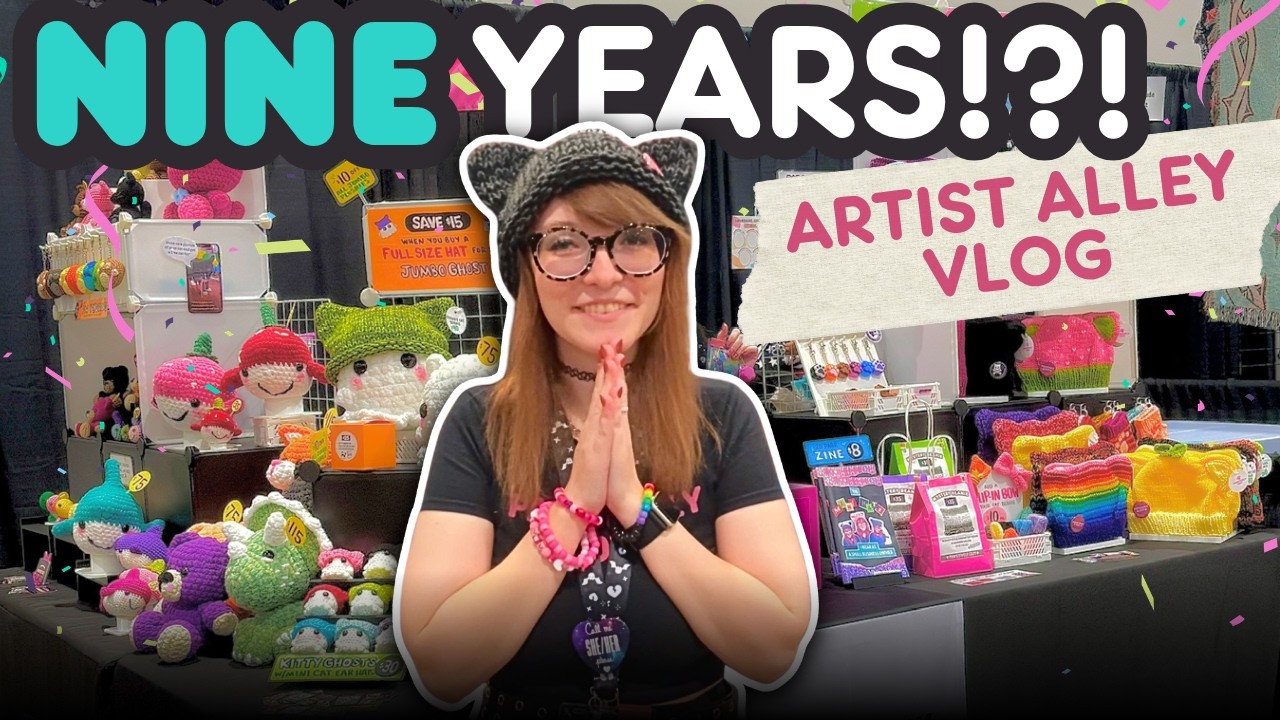 Anime Iowa Artist Alley 🥳 Celebrating my 9 Year Biz Anniversary!