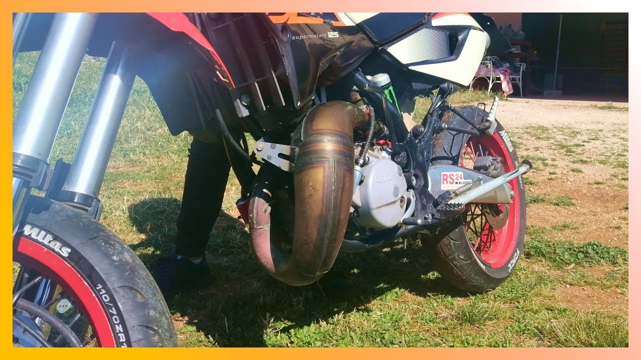 Come montare la MARMITTA GIANNELLI |Aprilia MX 125| Tutorial