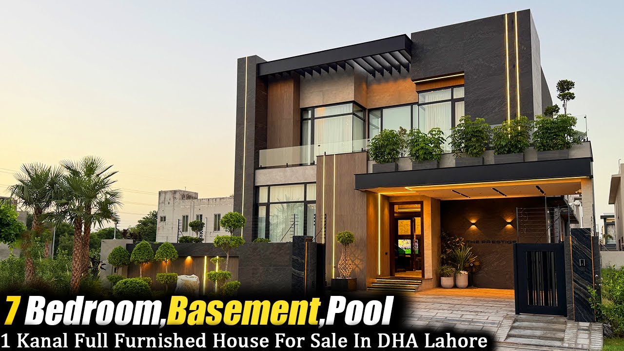 Fully Furnished 1 Kanal Full Basement House With 7 Bedroom, Pool For Slae In DHA Lahore