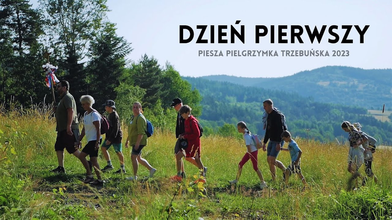Dzień pierwszy - Relacja Piesza Pielgrzymka Trzebuńska 2023