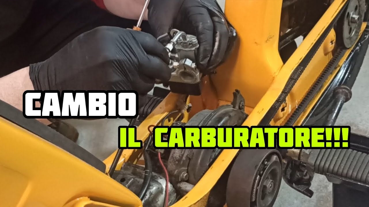 Piaggio ciao, cambio il carburatore 13/13 dell'orto