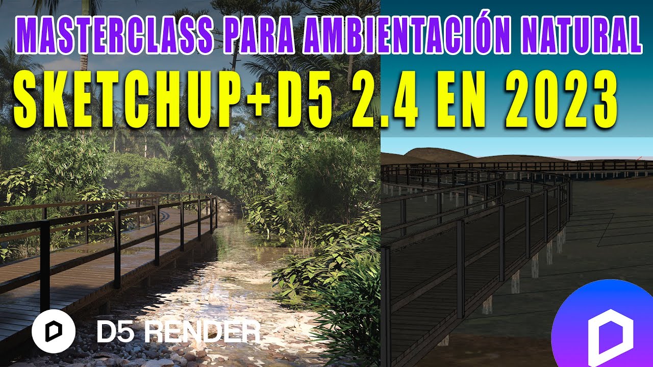 D5 RENDER 2.4 AMBIENTACIÓN NATURAL COMO EXPERTO