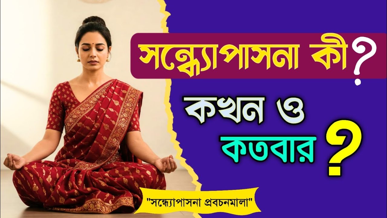 বেদ অনুযায়ী ঈশ্বরের উপাসনার সময় কয়বার ও কখন ?
